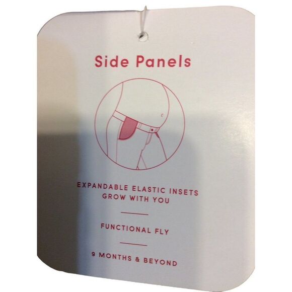 ISABEL Side Panels Short  2 Rust Cotton/Polyester/Spandex - Picture 4 of 4